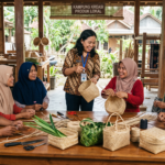 Kewirausahaan sosial yang melibatkan masyarakat dalam mengembangkan usaha lokal