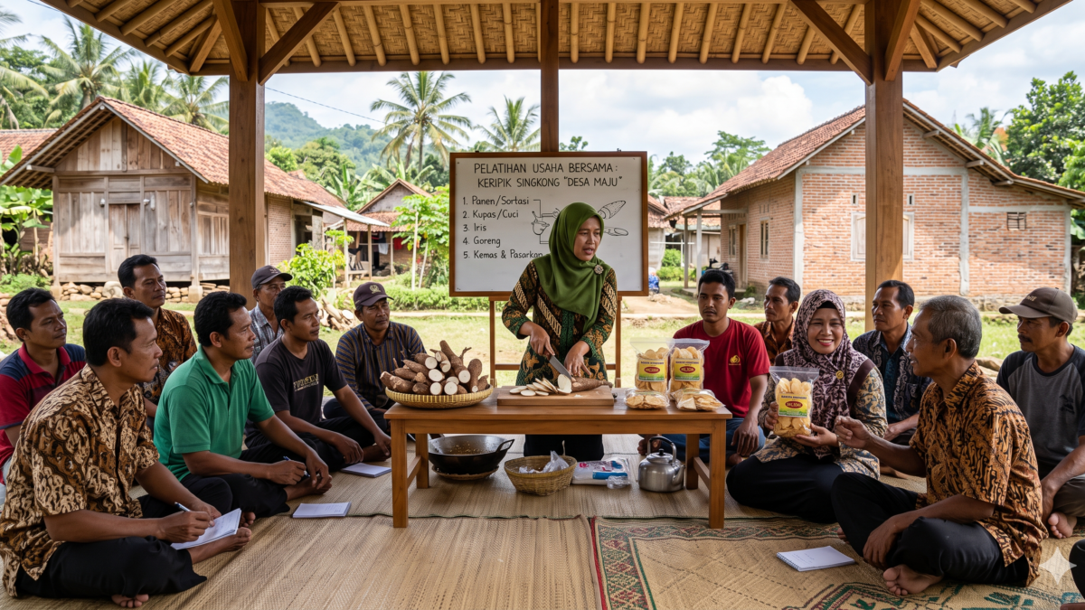 Pemberdayaan masyarakat melalui kegiatan pelatihan dan pengembangan usaha bersama